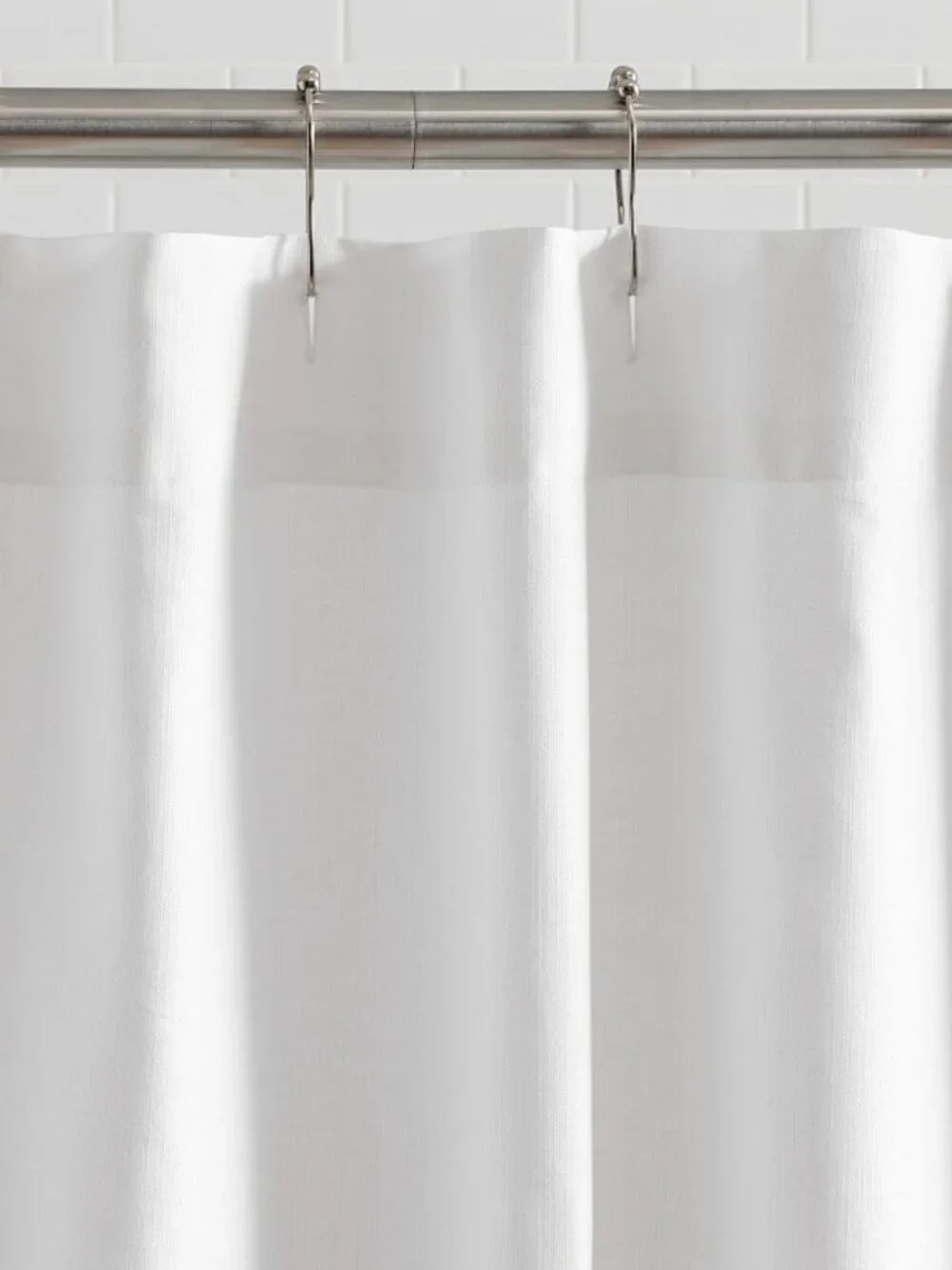 Pottery Barn Retreat Essentials Shower Curtain 72 x 72 inches EUC